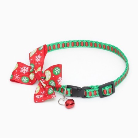 Collar "gifts", 30 x 1 cm, kapron, red-1