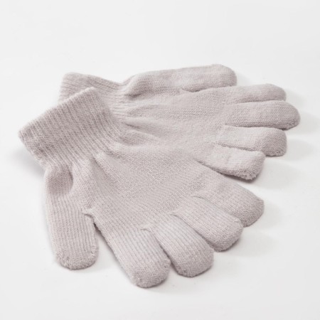 Children's gloves minku "plain", col. Gray, rr 16 (10-12 years)-2