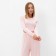 Female set (longshit, trousers) minku: Home Collection Pink color, pr 48