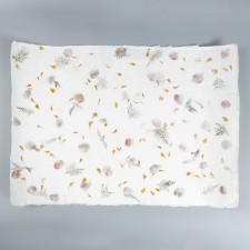 Handmade paper with flowers and herbs 