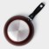 Pan "hostess", d = 20 cm, removable handle, glass cover, anti -stick coating, burgundy color