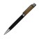 Ball Gift Handle in Callegrata "VIP" artificial leather case, rotary, black case with silver inserts