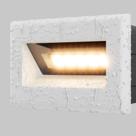 Outdoor O045SL-L3W3K, 3W, 8.4x5.4 cm, LED, 250LM, 3000K, white color, white-3