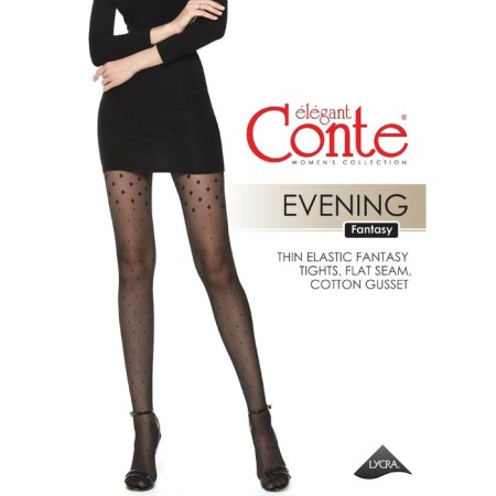 Women's tights Fantasy Evening, size 4, color Nero-4
