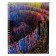 A notebook of 96 sheets in a cage on the crest "Colorful Line", cover Cardon, perforation for separation, block 65 g/m2, mix