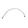 Water eyeliner "STM", internal/outer thread 1/2, 80 cm, steel