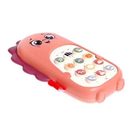 Musical phone "Little Dragon", sound, purple color-1