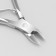 Manicure nippers, 9 cm, blade length - 9 mm, in a case, silver color
