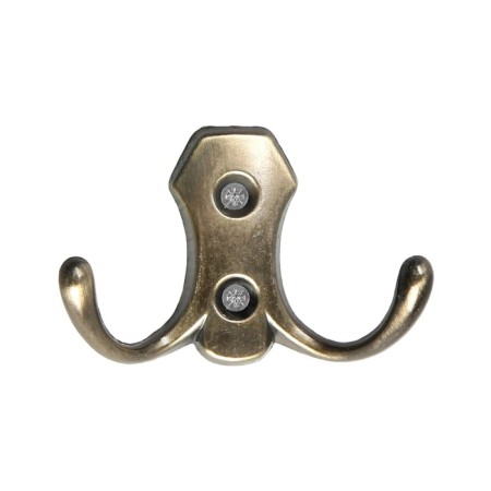 Hook furniture tundra TKD007, two -rod, bronze-3