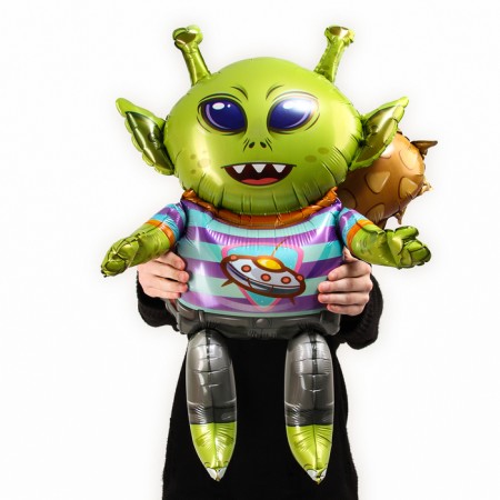 A set of balls "Alien", latex, foil, 7 pcs.-2