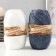 Yarn "Nosomic supplement" 100% polypropylene 200 ± 20m/50g set 2pcs (snow -white, blue)