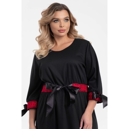 Female dress, size 54, black color-11