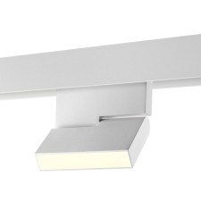 Трековый светильник для низковольтного шинопровода Novotech. Flum, 10Вт, Led, 157х183х23 мм, цвет белый