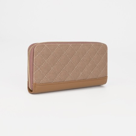 Women's wallet with lightning, beige color-1