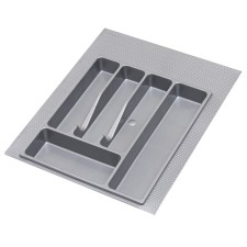 Tray for cutlery, 400 mm, gray