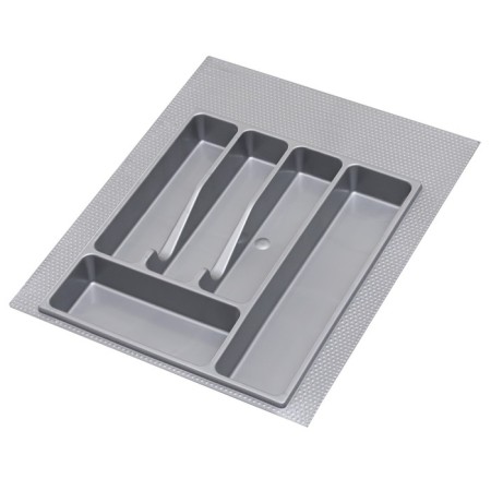 Tray for cutlery, 400 mm, gray