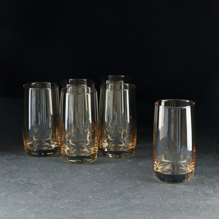 A set of high glasses "Honey", 330 ml, 6pcs