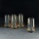 A set of high glasses "Honey", 330 ml, 6pcs