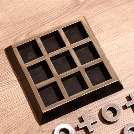 Game desktop "Crosses-nolics" 13x13 cm, manpower, steel-4