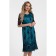 Women's dress, size 42, black color, blue