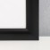 Photo frame Plastic "Mira" 40x60 cm, 647277 Black (plastic screen)