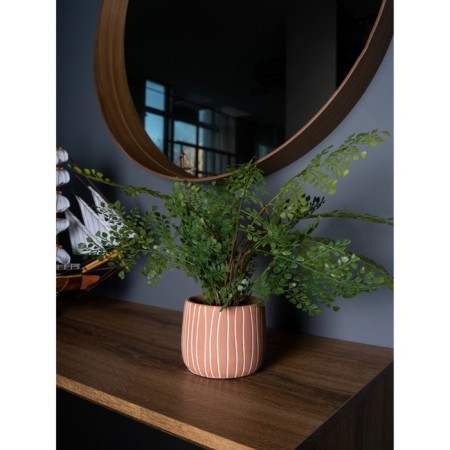 Decorative plant in a ceramic pot "Curly Paporotnik", 12 × 12 × 48 cm-7