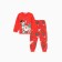 New Year. Pajama nursery (longshit/pants), red color, height 104 cm