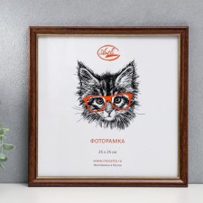 Photo frame plastic 25x25 cm, dark tree (plastic screen)