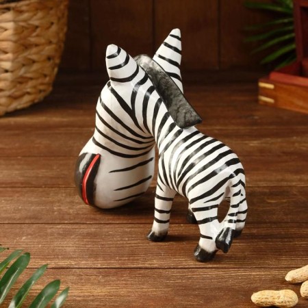 Souvenir tree "Zebra-headed" 23x21x21 cm-3