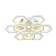 LED lamp 120W 8400LM 3000K-6500K, size 65x45x12 cm