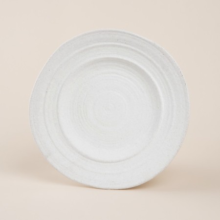 Ceramic plate SL Home "Arena Blanca", d = 30 cm, white color-5