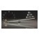 Carty clock is wall-mounted, on canvas, interior, silent "Libra", 40 x 76 cm