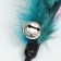 Teaser "feather" with a bell, 65 cm, mix of flowers