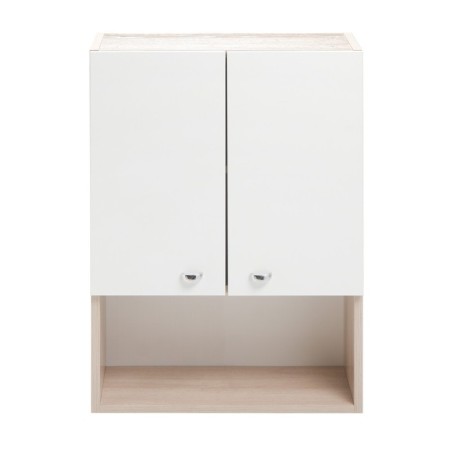 Bathroom cabinet "Vega 6004" White/oak sonoma, 60 x 24 x 80 cm-3
