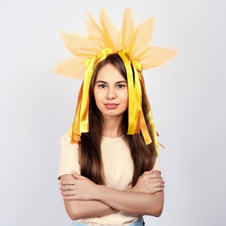 Carnival rim "Radiant Sun", the color of the yellow-orange-2
