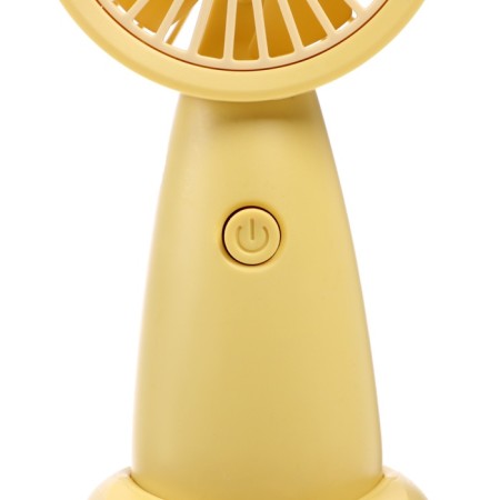 Gift set fan and umbrella, yellow-8