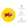 Children's ball zabiaka, d = 22 cm, 60 g, color mix