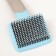 Pucups with a rubberized handle, rounded teeth, small, 6.5 x 14.5 cm, turquoise