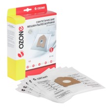 Мешки-пылесборники M-46 Ozone синтетические для пылесоса, 5 шт