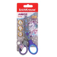 Baby scissors 13 cm, Erichkrause Junior Decor Funny Monsters, with a print on blades
