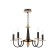 Suspended chandelier Ambrella Light, Modern, TR9593, 5HE14, white color, light wood
