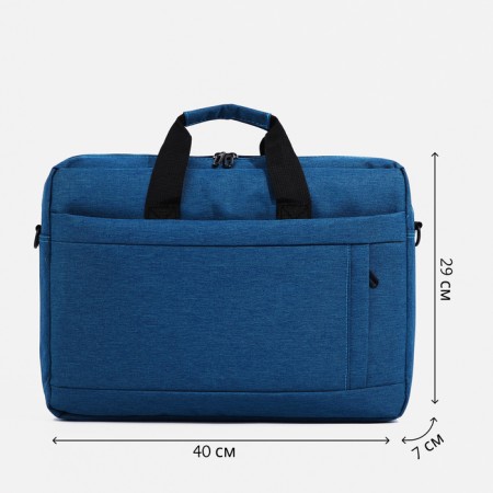 Laptop bag, blue color-1