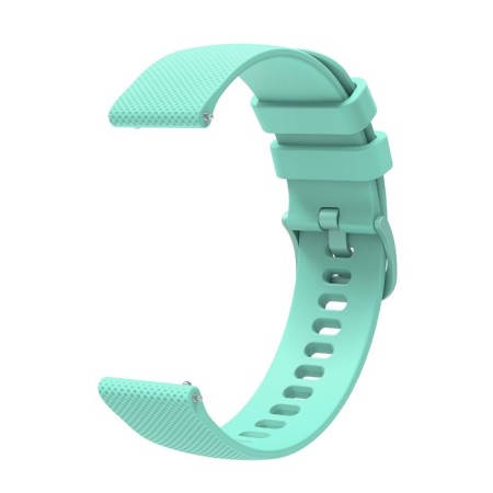 Smart hours strap, 22 mm, silicone, turquoise