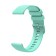Smart hours strap, 22 mm, silicone, turquoise