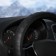 Braids on steering wheel of perforated skin AIRLINE, 37-39 cm, black color