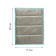 Napkin-scrub double-sided, for the kitchen, 17x20 cm, from microfiber