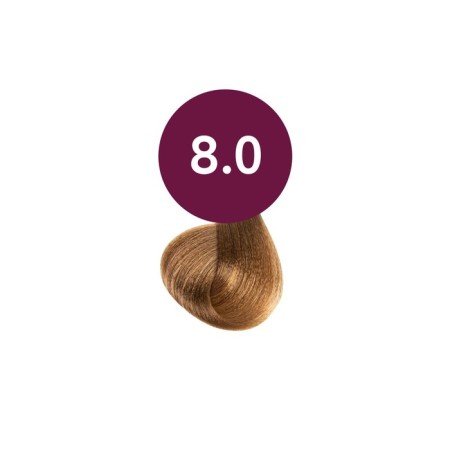 Hair dye OLLIN Professional Megapolis, non -abamic, oil, tone 8/0-1