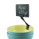 Delivee valuable with a clamp for gastrointestones, h = 9 cm, black color