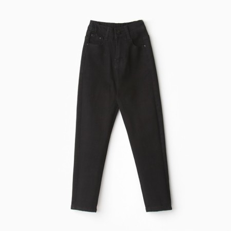 Jeans for girls, black color, height 134 cm