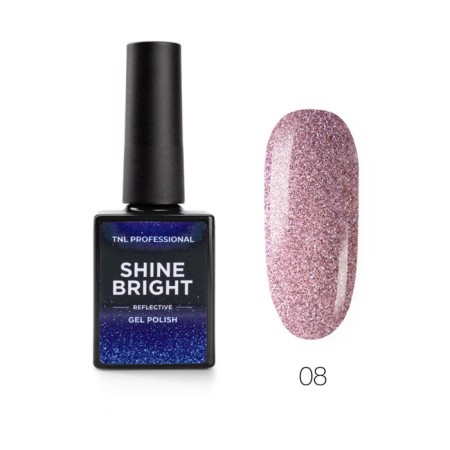 TNL Shine Bright Gel-Lilate, No. 08 Tea Rose, 10 ml-1